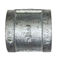 RLCP12G 1/2" Coupling (Right Hand - Left Hand), Malleable 150#, Galvanized